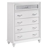 Coaster Barzini 5-drawer Chest White Model 205895